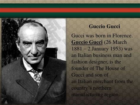 gucci 1953 founded 1921|who created gucci brand.